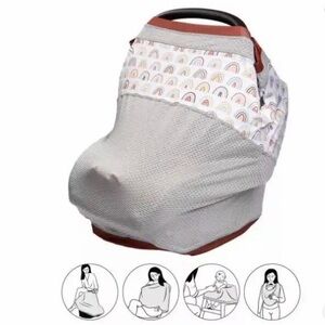 NWOT Boppy 4 & More Multi-Use Cover | Rainbow Print